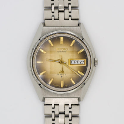 SEIKO LORD MATIC LM 23 JEWELS AUTOMATIC DAY-DATE FACETED CRYSTAL REF. 5606-7310