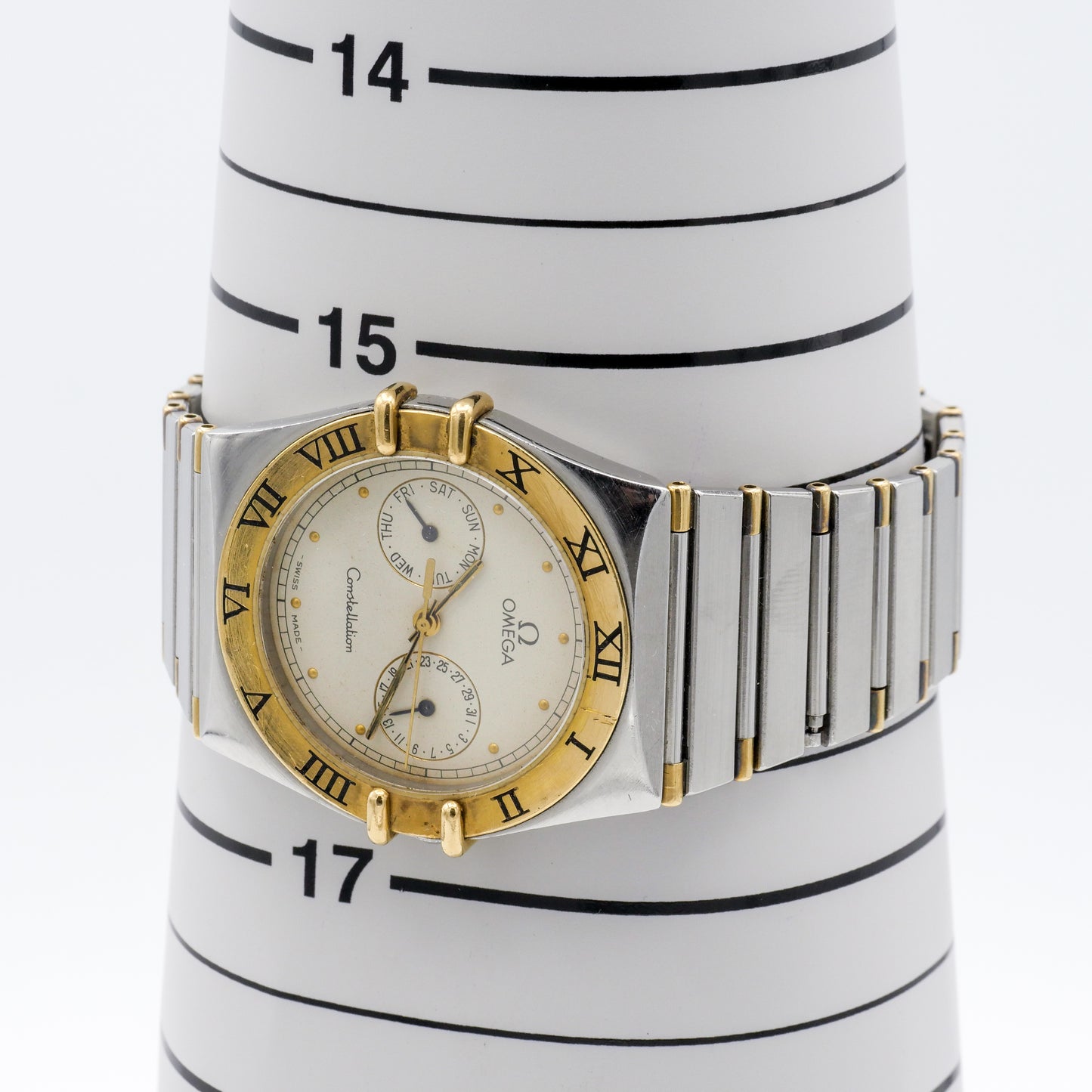 OMEGA CONSTELLATION DAY-DATE 18K YELLOW GOLD & STEEL REF. 396.1080