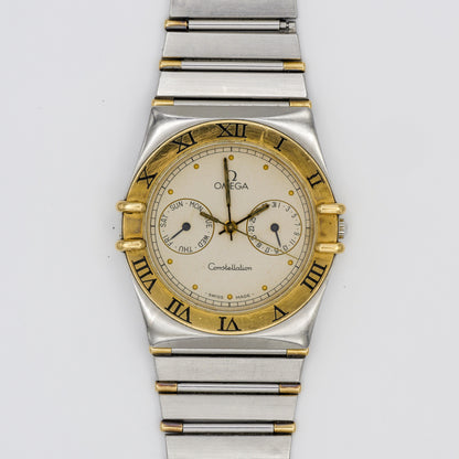 OMEGA CONSTELLATION DAY-DATE 18K YELLOW GOLD & STEEL REF. 396.1080
