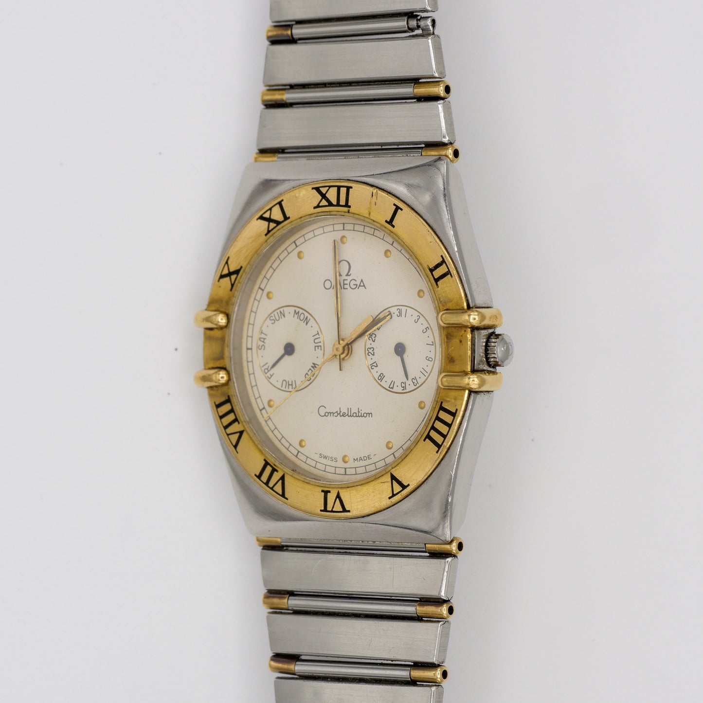 OMEGA CONSTELLATION DAY-DATE 18K YELLOW GOLD & STEEL REF. 396.1080