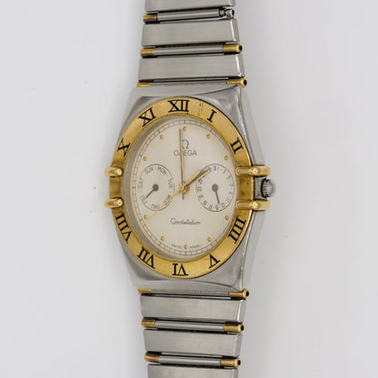 OMEGA CONSTELLATION DAY-DATE 18K YELLOW GOLD & STEEL REF. 396.1080