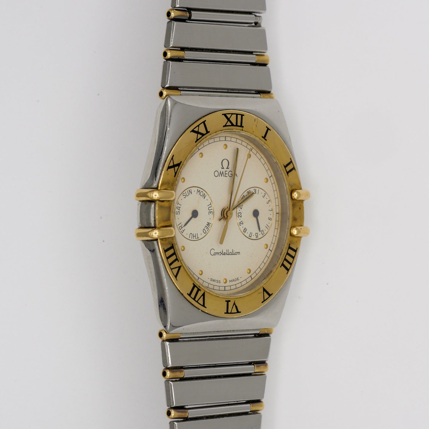 OMEGA CONSTELLATION DAY-DATE 18K YELLOW GOLD & STEEL REF. 396.1080