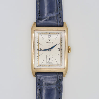 ROLEX 9K GOLD CASE ART DECO REF. 34-57313