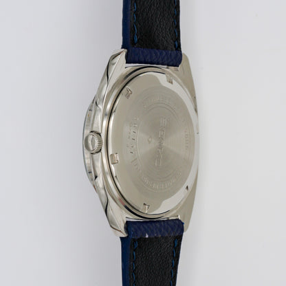 SEIKO LORD MATIC LM 23 JEWELS AUTOMATIC FACETED CRYSTAL BLUE DIAL REF. 5606-7230