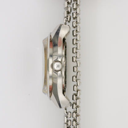 SEIKO LORD MATIC LM 23 JEWELS AUTOMATIC FACETED CRYSTAL GREEN DIAL REF. 5606-7290