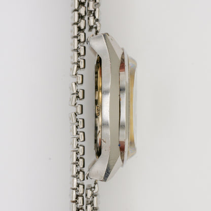 SEIKO LORD MATIC LM 23 JEWELS AUTOMATIC FACETED CRYSTAL GREEN DIAL REF. 5606-7290