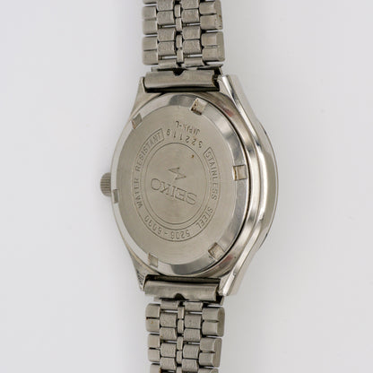 SEIKO LORD MATIC LM SPECIAL 23 JEWELS AUTOMATIC DAY-DATE BLUE DIAL REF. 5206-6090