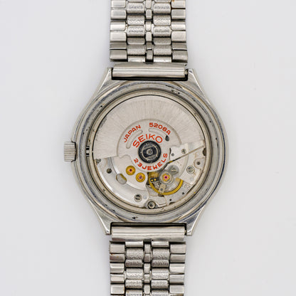 SEIKO LORD MATIC LM SPECIAL 23 JEWELS AUTOMATIC DAY-DATE BLUE DIAL REF. 5206-6090