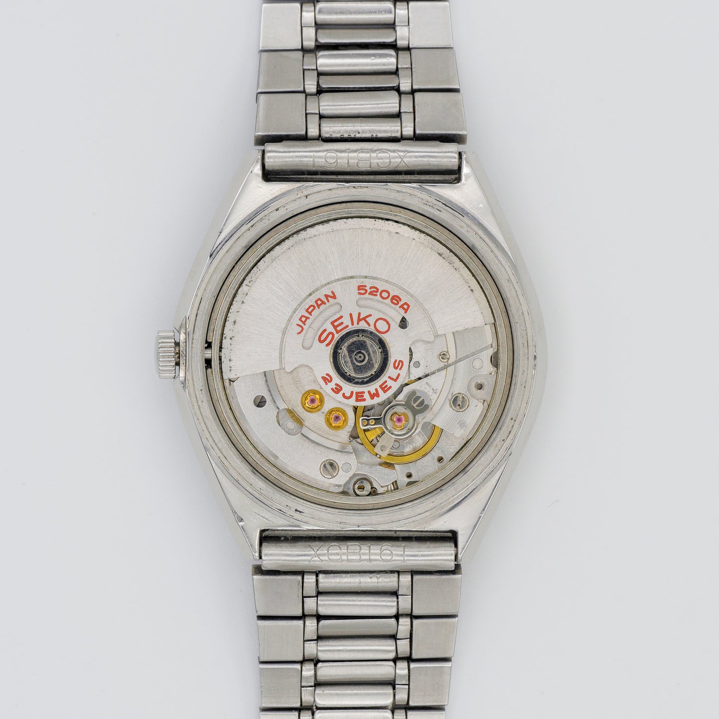 SEIKO LORD MATIC LM SPECIAL 23 JEWELS AUTOMATIC  FACETED CRYSTAL REF. 5206-6100