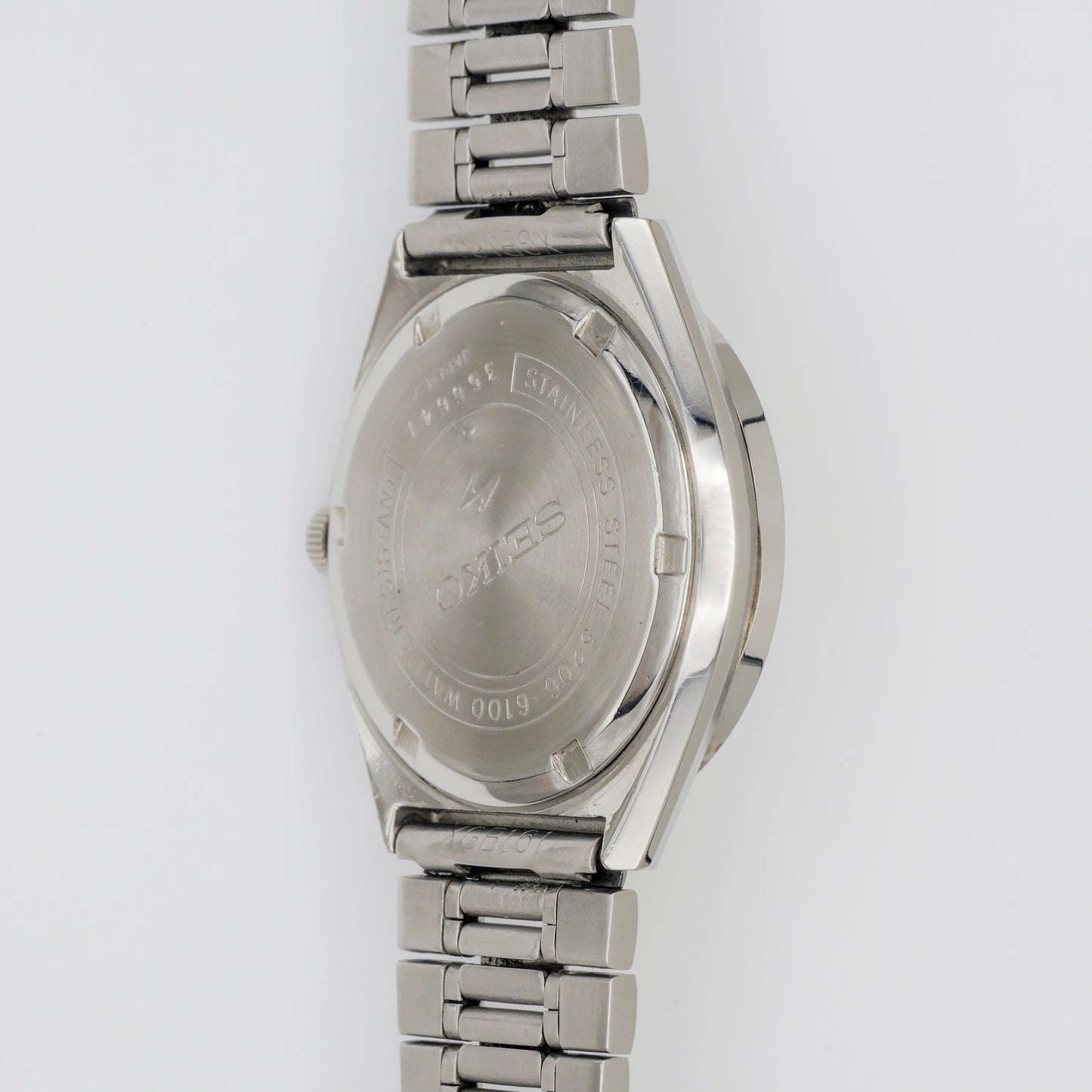 SEIKO LORD MATIC LM SPECIAL 23 JEWELS AUTOMATIC  FACETED CRYSTAL REF. 5206-6100