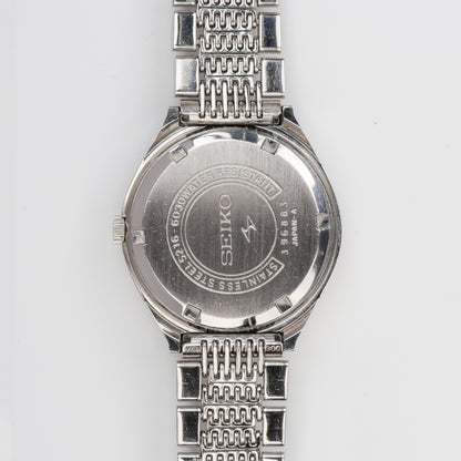 SEIKO LM SPECIAL DAY-DATE AUTOMATIC FACETED CRYSTAL BLUE DIAL REF. 5216-8130
