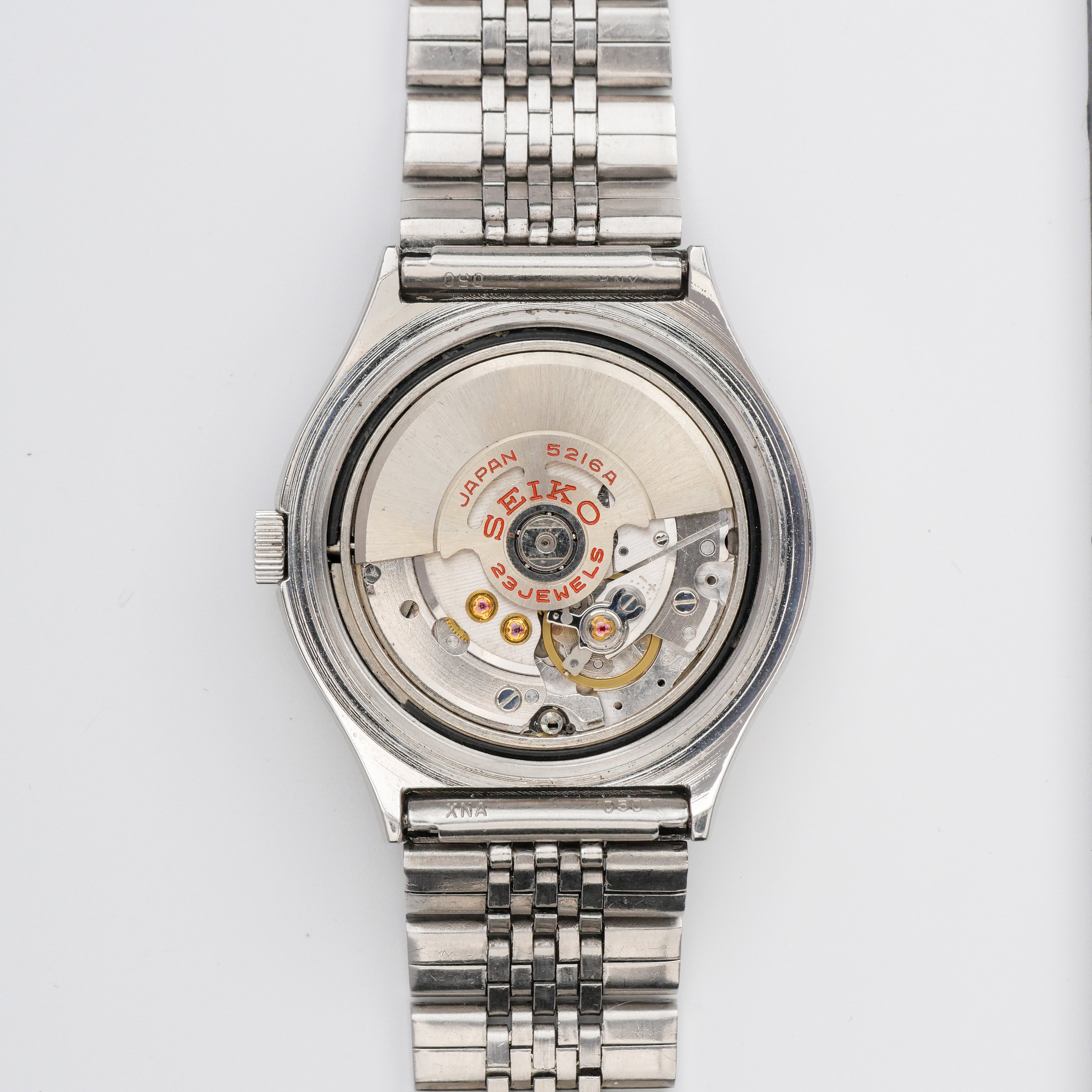 SEIKO LM SPECIAL DAY-DATE AUTOMATIC FACETED CRYSTAL GREEN