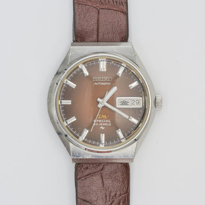 SEIKO LM SPECIAL 23 JEWELS AUTOMATIC DAY-DATE  FACETED CRYSTAL REF. 5216-7070