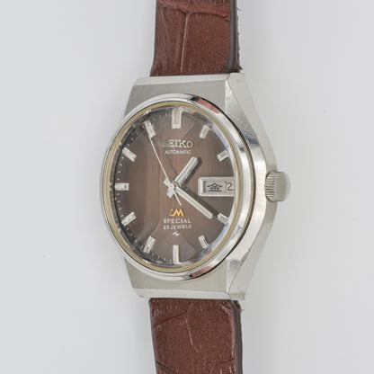 SEIKO LM SPECIAL 23 JEWELS AUTOMATIC DAY-DATE  FACETED CRYSTAL REF. 5216-7070
