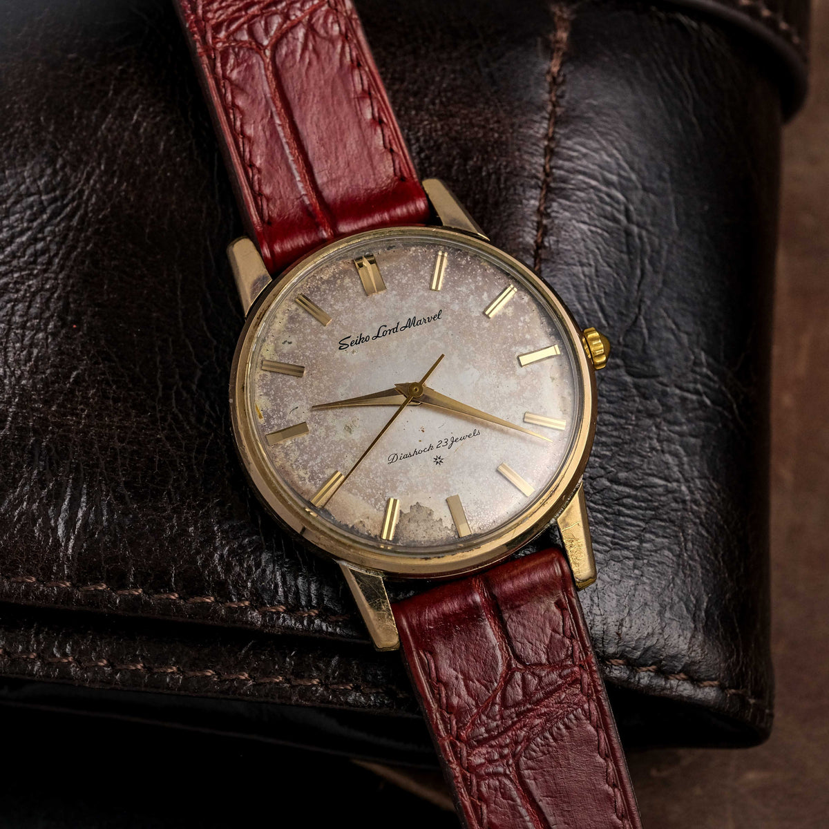SEIKO LORD MARVEL DIASHOCK 23 JEWELS REF. 15027