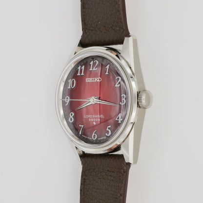 SEIKO LORD MARVEL HI-BEAT 36000 FUMÉ BORDEAUX DIAL REF. 5740-8000
