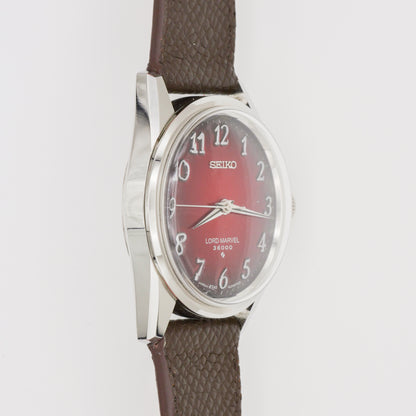 SEIKO LORD MARVEL HI-BEAT 36000 FUMÉ BORDEAUX DIAL REF. 5740-8000