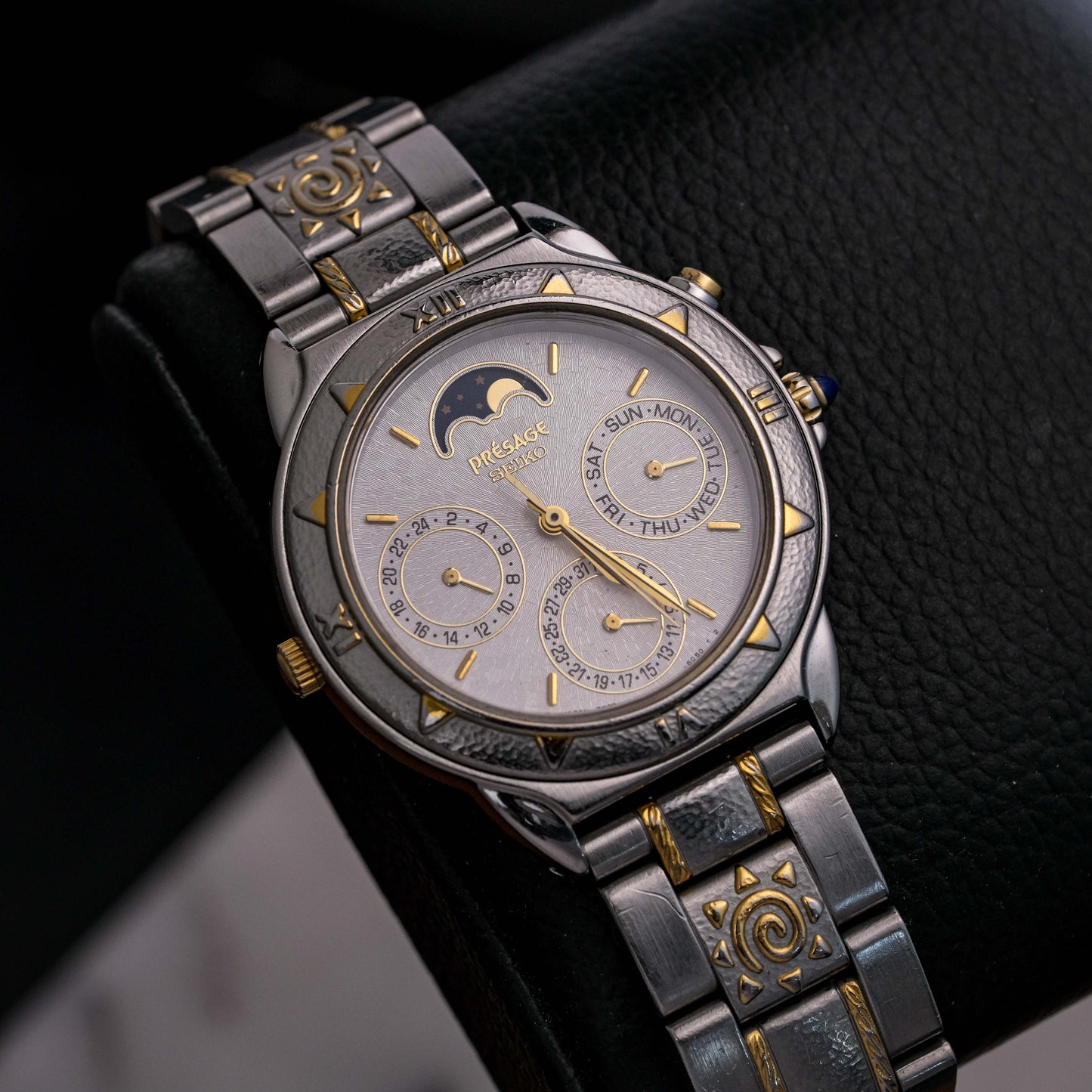 SEIKO PRESAGE TRIPLE CALENDAR MOONPHASE REF. 7F39-6070