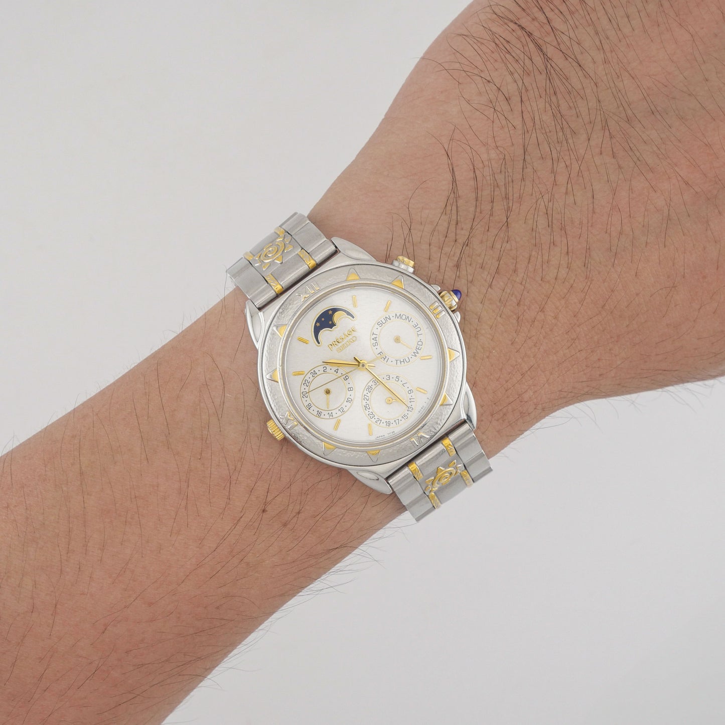 SEIKO PRESAGE TRIPLE CALENDAR MOONPHASE REF. 7F39-6070