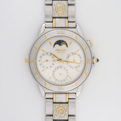 SEIKO PRESAGE TRIPLE CALENDAR MOONPHASE REF. 7F39-6070