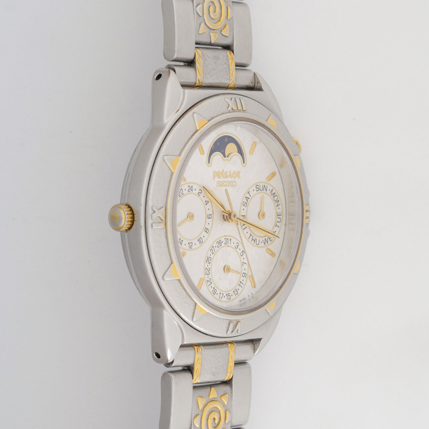 SEIKO PRESAGE TRIPLE CALENDAR MOONPHASE REF. 7F39-6070