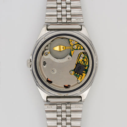 SEIKO QUARTZ TYPE II FUMÉ GREEN/YELLOW LINEN DIAL REF. 0903-8120