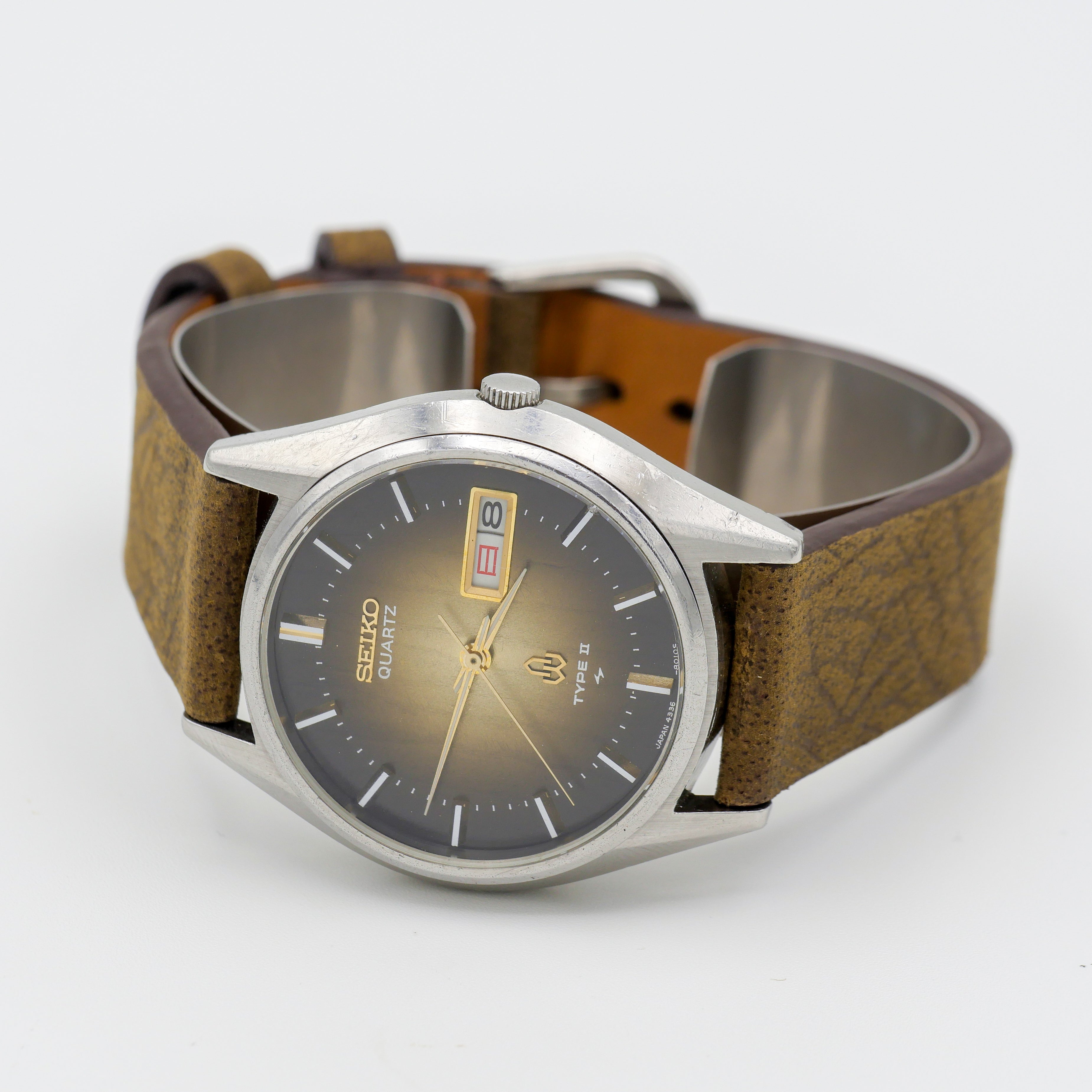 Vintage Seiko Quartz Type II (SQ) JDM 4336 8000 October 1977