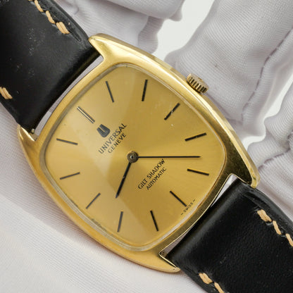UNIVERSAL GENÈVE GILT SHADOW AUTOMATIC ULTRA THIN REF. 566105