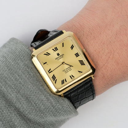 UNIVERSAL GENÈVE GILT SHADOW AUTOMATIC ULTRA-THIN REF. 566143