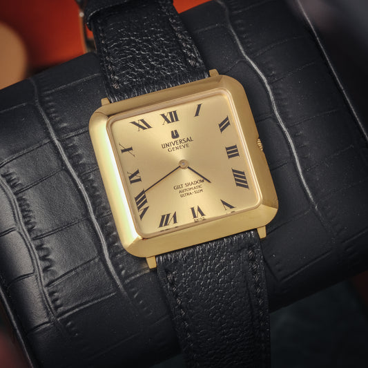 UNIVERSAL GENÈVE GILT SHADOW AUTOMATIC ULTRA-THIN REF. 566143