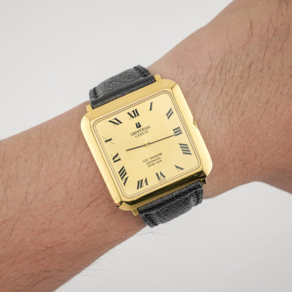 UNIVERSAL GENÈVE GILT SHADOW AUTOMATIC ULTRA-THIN REF. 566143