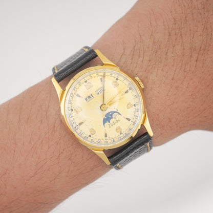 ZODIAC TRIPLE CALENDAR MOON PHASE REF. 905