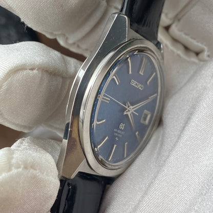 GRAND SEIKO GS HI-BEAT 36000 DEEP BLUE DIAL REF. 4522-8000