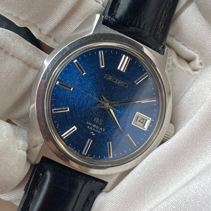 GRAND SEIKO GS HI-BEAT 36000 DEEP BLUE DIAL REF. 4522-8000
