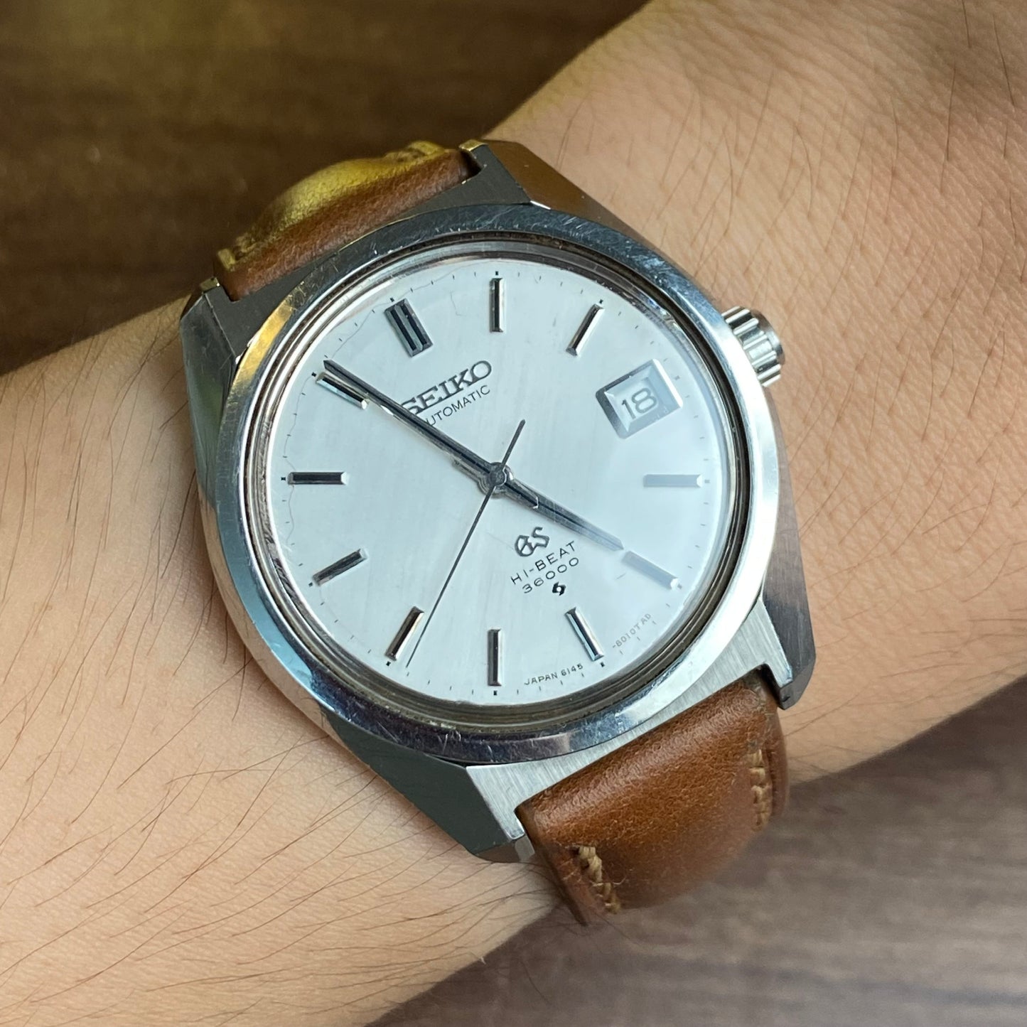 GRAND SEIKO AUTOMATIC HI-BEAT 36000 REF. 6145-8010