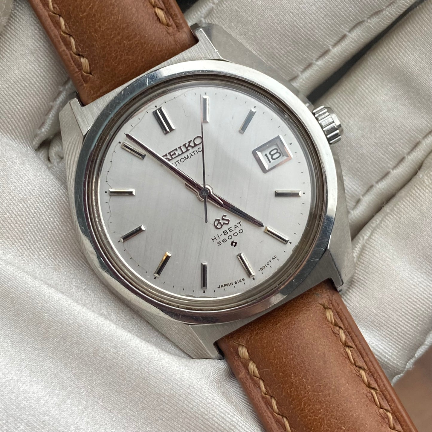 GRAND SEIKO AUTOMATIC HI-BEAT 36000 REF. 6145-8010