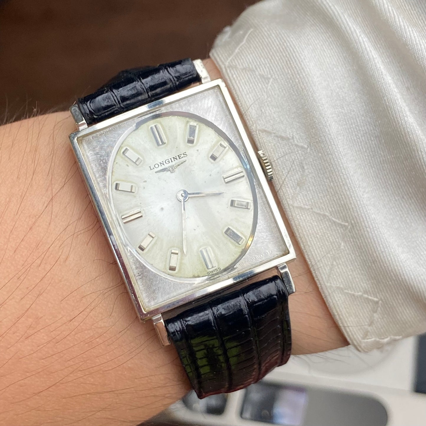 LONGINES-WITTNAUER TANK 10K GOLD FILLED REF. 3007