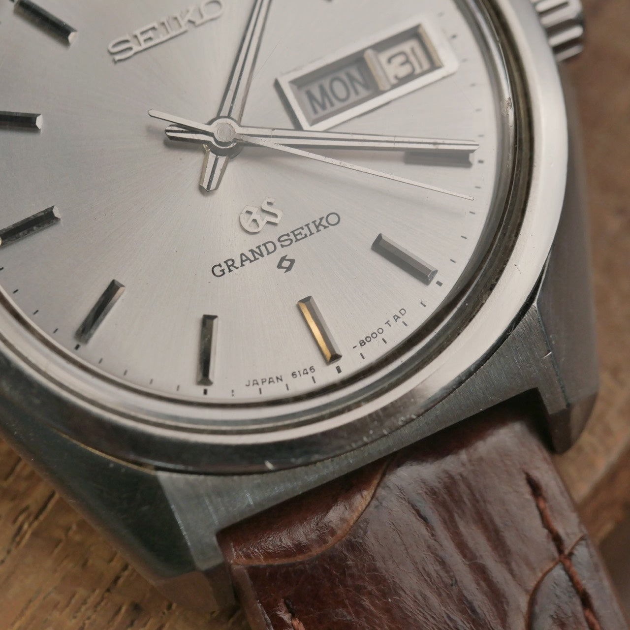 GRAND SEIKO AUTOMATIC DAY DATE HI-BEAT 36000 REF. 6146-8000