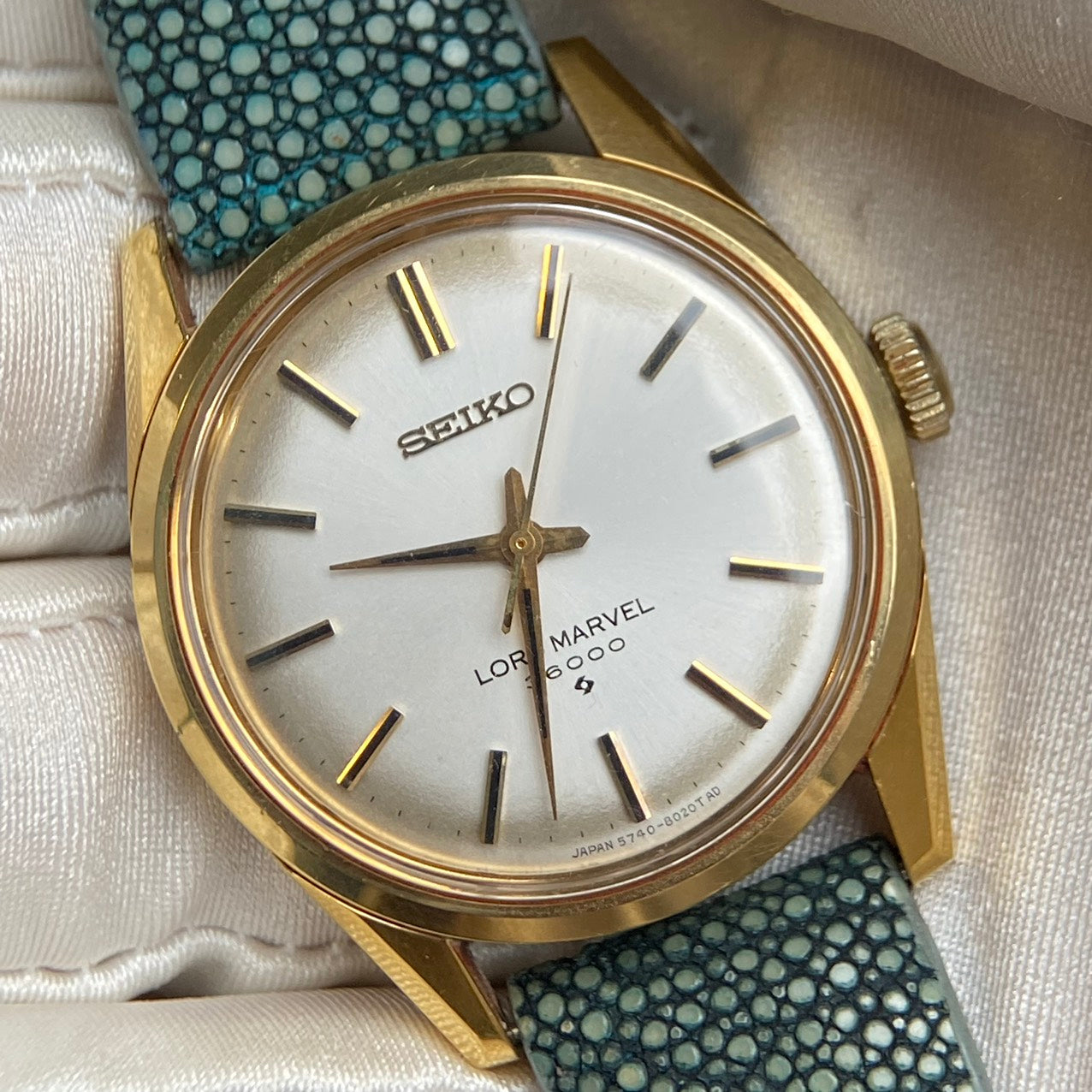 Rare Vintage Seiko Lord Marvel 36000 Original dial 5740-8000