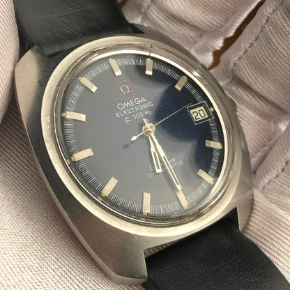 OMEGA GENÈVE ELECTRONIC F300HZ CHRONOMETER SPIDERWEB DIAL REF. 198.030