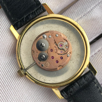 OMEGA GENÈVE BLACK GILTY DIAL REF. 111.0114