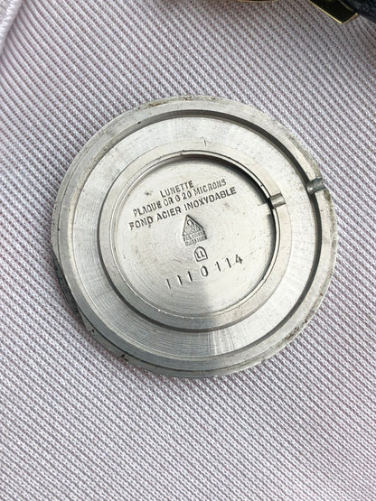 OMEGA GENÈVE BLACK GILTY DIAL REF. 111.0114