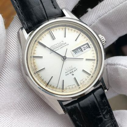 SEIKO KING CHRONOMETER AUTOMATIC HI-BEAT DAY-DATE REF. 5626-7040