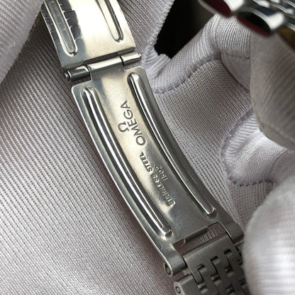 OMEGA SEAMASTER AUTOMATIC LINEN SILVER DIAL REF. 166.042