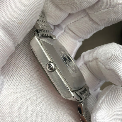OMEGA SEAMASTER AUTOMATIC LINEN SILVER DIAL REF. 166.042