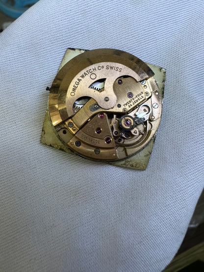 OMEGA SEAMASTER AUTOMATIC LINEN SILVER DIAL REF. 166.042