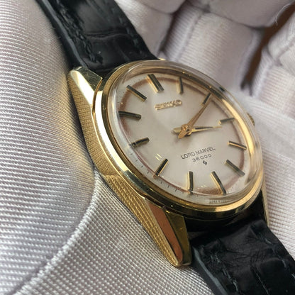 SEIKO LORD MARVEL GOLD PLATED HI-BEAT 36000 REF. 5740-8000