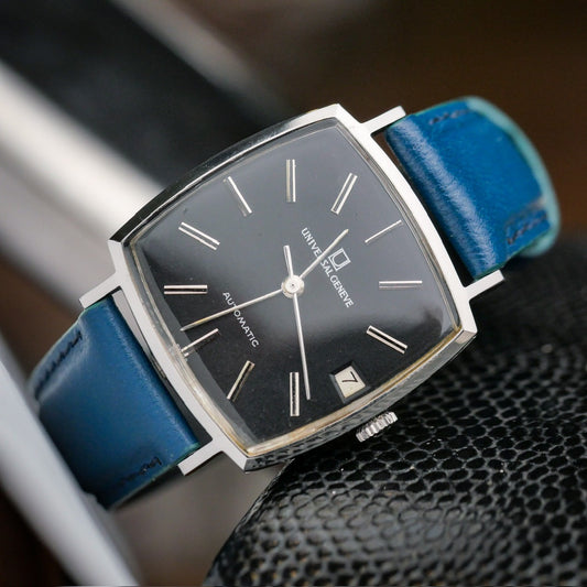 UNIVERSAL GENÈVE AUTOMATIC BLACK DIAL REF. 869117
