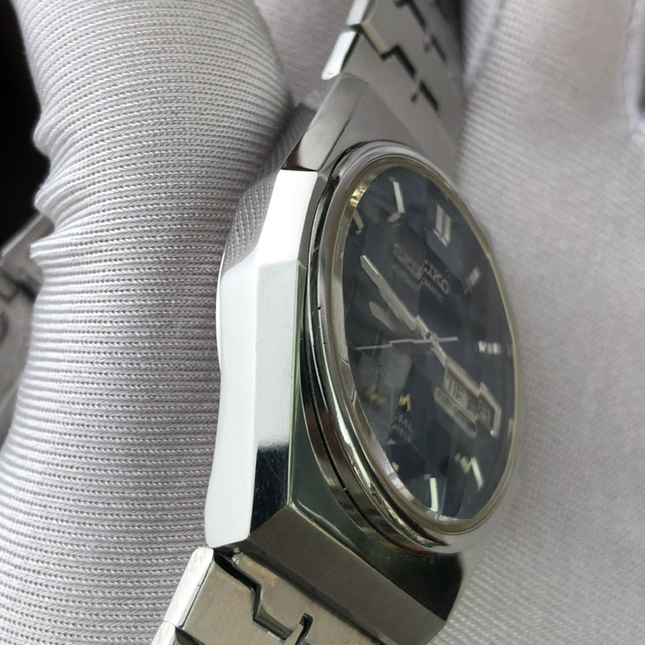 SEIKO LM SPECIAL 23 JEWELS AUTOMATIC DAY-DATE FACETED