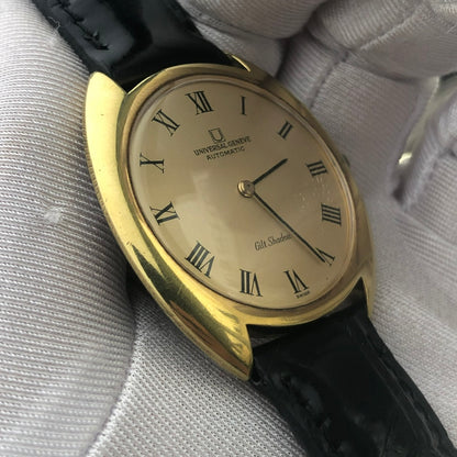 UNIVERSAL GENÈVE GILT SHADOW ULTRA THIN AUTOMATIC REF. 566101